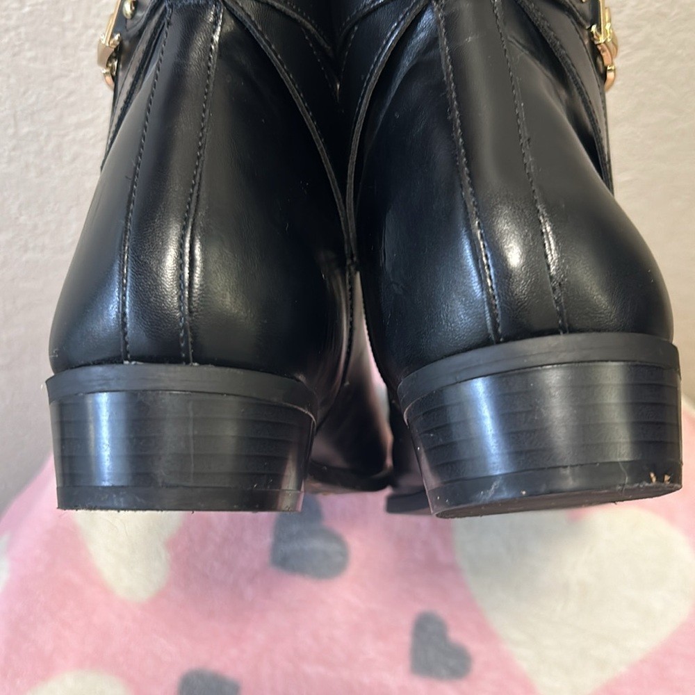 LC RINGWOOD BLACK ANKLE BOOTS - Picture 6 of 7